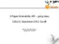 UKLUG 2012 - XPages Extensibility API - going deep!