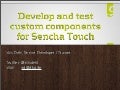 jsday.it - develop and test custom components for sencha touch by nils dehl
