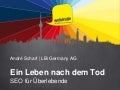SEO für Überlebende - webinale 2013