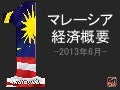 マレーシア経済概況 2013.06