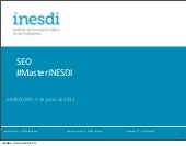 Masterclass SEO INESDI 3 de Junio de 2012