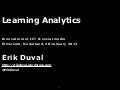 Learning Analytics