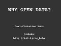 Why Open Data?