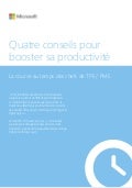 Quatre conseils pour booster sa productivité