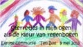Eerste Communie met zes kindjes van de Steinerschool