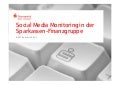 Social Media Monitoring in der Sparkassen-Finanzgruppe