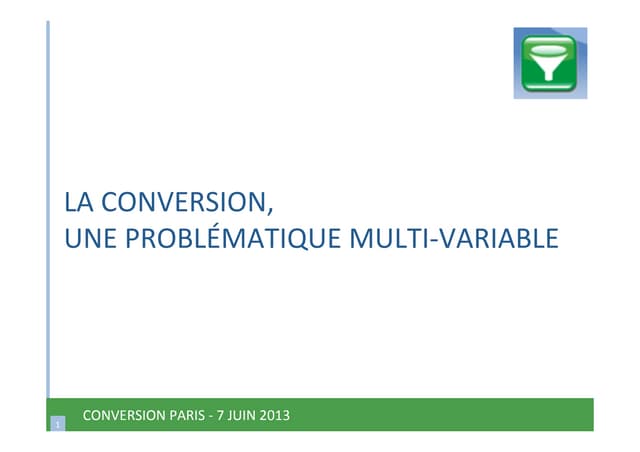 Conversion Conference Paris - Keynote Converteo Thomas Faivre Duboz