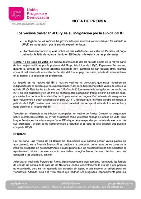 NP UPyDía de junio de 2013