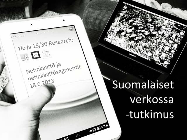 Suomalaiset verkossa 2013: esitys Yleisradion Isossa Pajassa 18.6.2013 klo 13