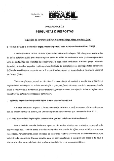 Perguntas & Respostas - Compra dos ...