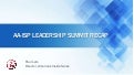 2013 AA-ISP Leadership Summit Recap