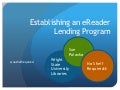 Establishing an eReader Lending Program