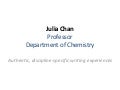 Speaking  - Lightning Round - Julia Chan