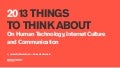 (20)13 Things to Think About