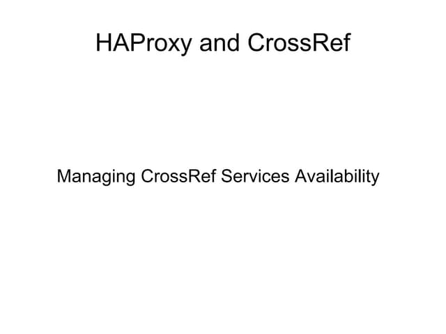 2013 CrossRef Workshops System Upda...