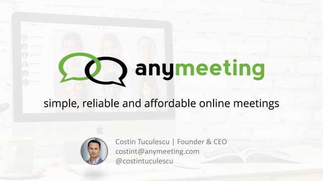 AnyMeeting Investor Slides