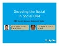 2020 Social Decoding The Social In Social CRM