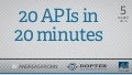 20 APIs in 20 Minutes - apps4norge