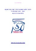 20 de thi tot nghiep co dap an chi tiet 2011 2012