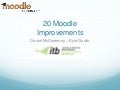 20 ideas for moodle  daniel mc sweeney + kyle goslin