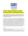 20 New Honeywell Smart Variable Frequency Drives from DtiCorp.com