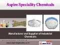 Industrial & Laboratory Chemicals by Aspire Speciality Chemicals Vapi