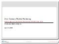 "21st Century Mobile Marketing" Sample Pages