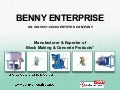 Hollow Solid Block Making Hydraulics Machine by Benny Enterprise Coimbatore