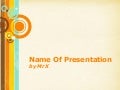 Retro Circles Free Powerpoint Template