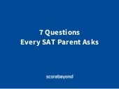 7 Questions Every SAT Parent Asks