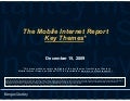 Morgan Stanley - The Mobile Internet Report - Key Themes 2010