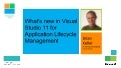 What's new in Visual Studio 11 for Application Lifecycle Management