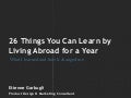 26 things you can learn by living abroad for a year
