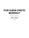 28.4  por quem cristo morreu - johm owen