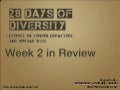 28 Days of Diversity - Week 2 in Review