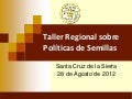 El proceso de formulación e implementación, FAO