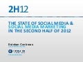 2H12: The State of Social Media & Social Media Marketing in the Second Half of 2012