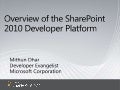 SharePoint 2010 developer overview (in Visual Studio 2010)