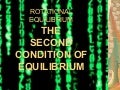 2nd codition of equilibrium