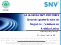 2 Negocios Inclusivos Cecodes Snv