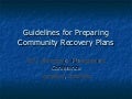 2 recovery guidelines