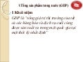 Các biến số vĩ mô cơ bản