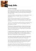 Study Skills (PDF)