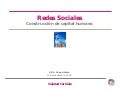 Curso sobre Redes Sociales: Construcción de Capital Humano - Dia 2