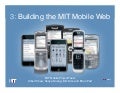 Developing the MIT Mobile Web