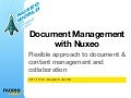 Document Management with Nuxeo: Flexible approach to document & content management