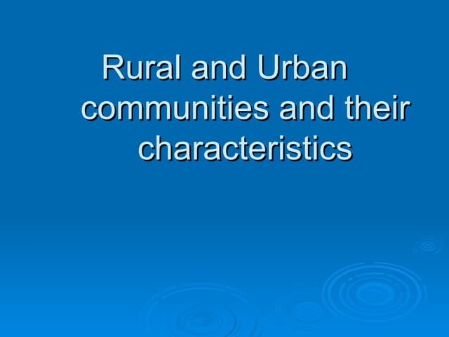Rural development ppt