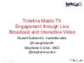 Facebook Marketing Conference 2012: Timeline Meets TV: Engagement Through Live Broadcast and Interactive Video - Russell Goldsmith, Markettiers4DC