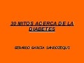 30 Mitos Acerca De La Diabetes