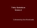 30 Quotations Volume 2